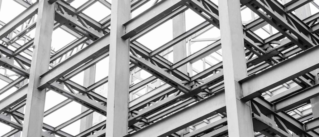 Steel girder construction